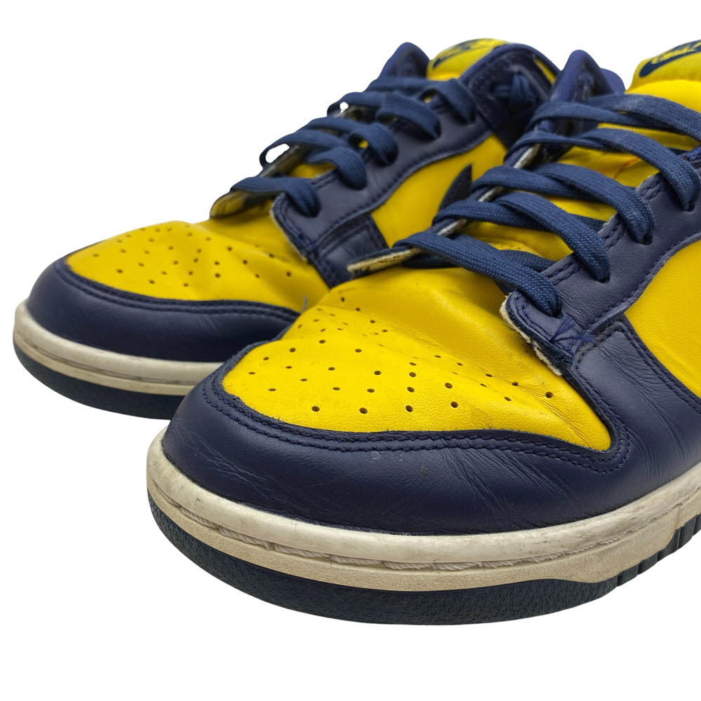 NIKE ナイキ DD1391-700 Dunk Low Michigan ダンク ロー ミシガン イエロー系 28cm【中古】
