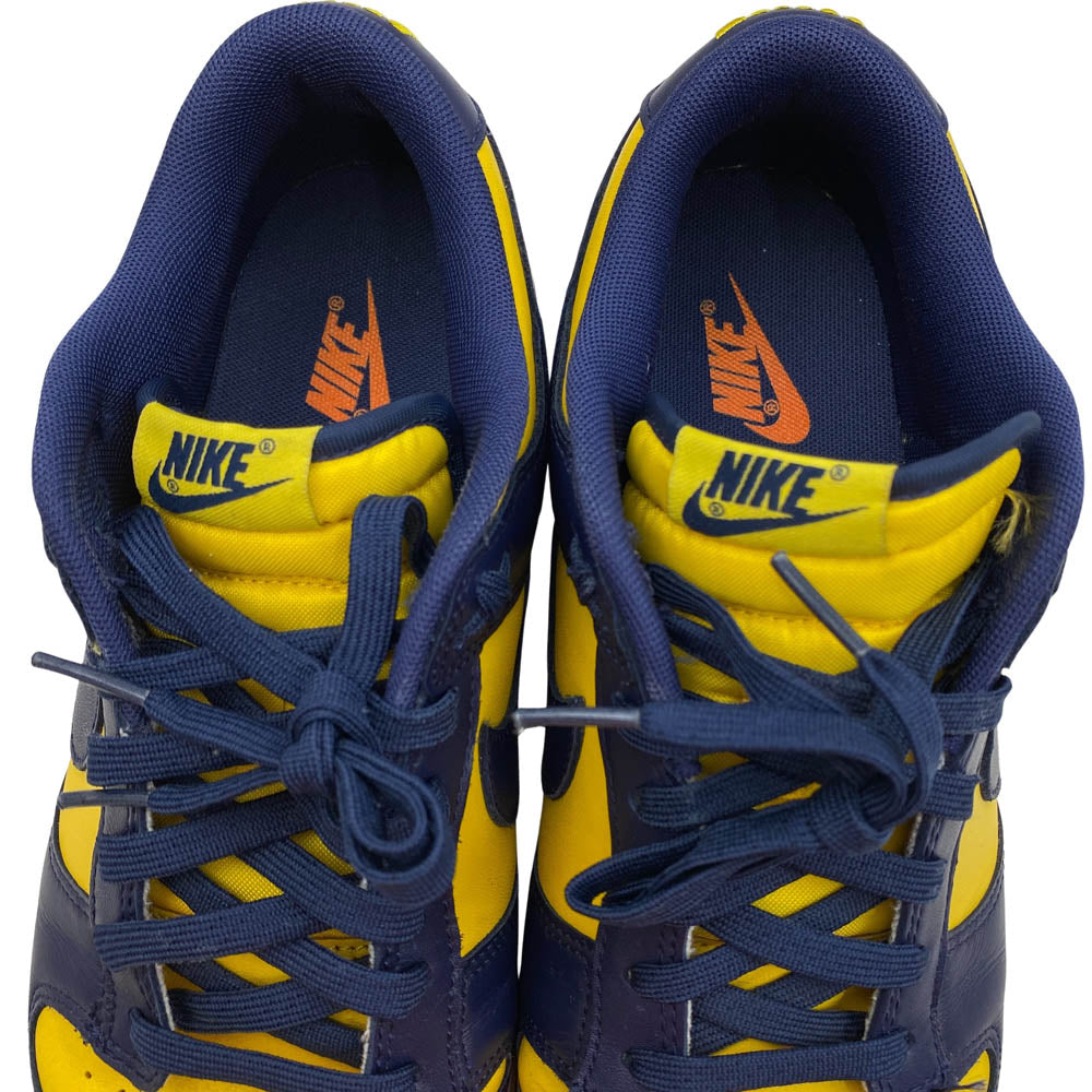 NIKE ナイキ DD1391-700 Dunk Low Michigan ダンク ロー ミシガン イエロー系 28cm【中古】