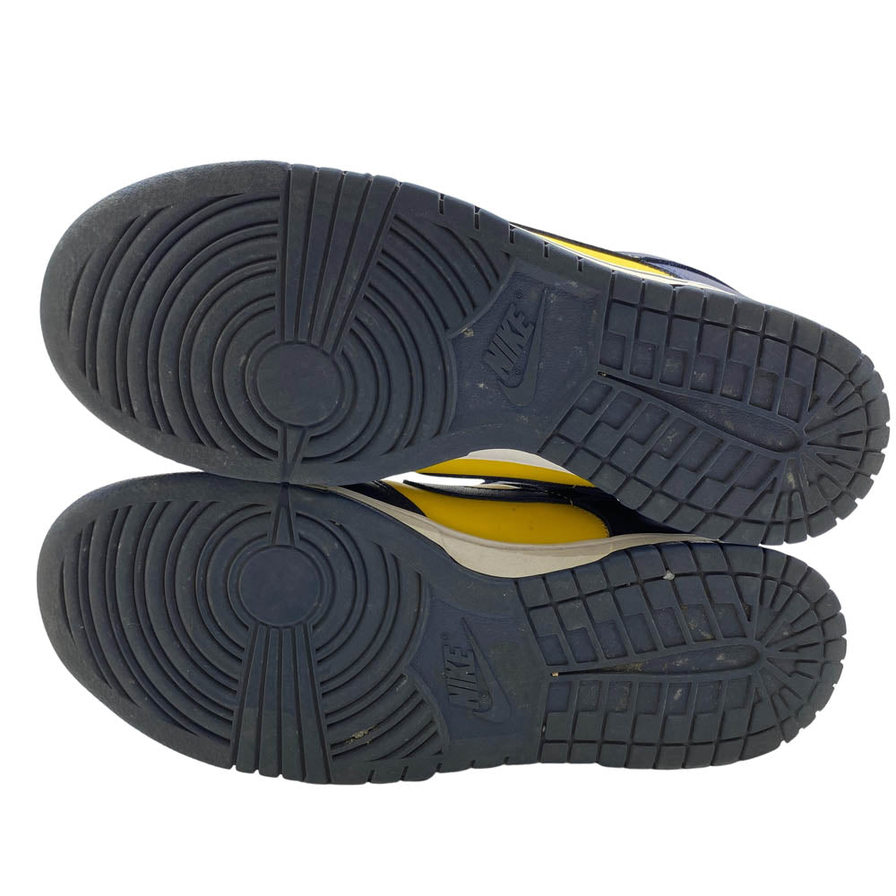 NIKE ナイキ DD1391-700 Dunk Low Michigan ダンク ロー ミシガン イエロー系 28cm【中古】