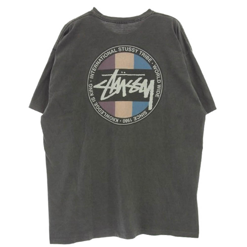 STUSSY ステューシー International Stussy Tribe 半袖 Tシャツ グレー系 XL【中古】