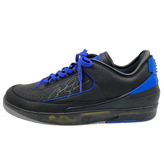NIKE ナイキ 21AW DJ4375-004 × OFF-WHITE AIR JORDAN 2 RETRO LOW SP オフホワイト エアジョーダン2 レトロ ローカット スニーカー ブラック系 33cm【極上美品】【中古】