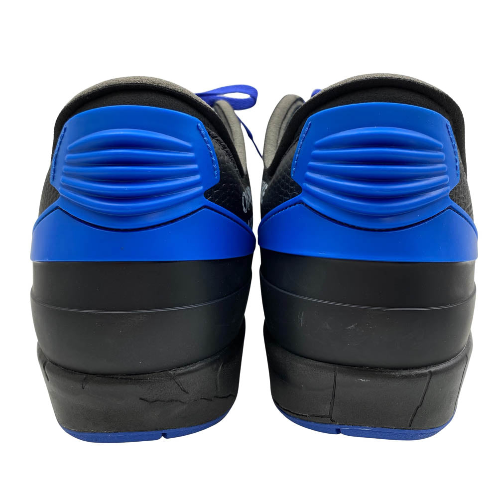 NIKE ナイキ 21AW DJ4375-004 × OFF-WHITE AIR JORDAN 2 RETRO LOW SP オフホワイト エアジョーダン2 レトロ ローカット スニーカー ブラック系 33cm【極上美品】【中古】