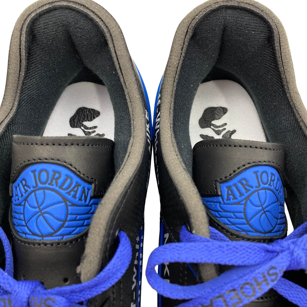 NIKE ナイキ 21AW DJ4375-004 × OFF-WHITE AIR JORDAN 2 RETRO LOW SP オフホワイト エアジョーダン2 レトロ ローカット スニーカー ブラック系 33cm【極上美品】【中古】