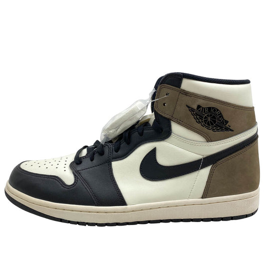 NIKE ナイキ 20AW 555088-105 Air Jordan 1 High OG Sail Dark Mocha エアジョーダン1 ハイ OG セイル ダークモカ ハイカット スニーカー ダークブラウン系 33cm【新古品】【未使用】【中古】