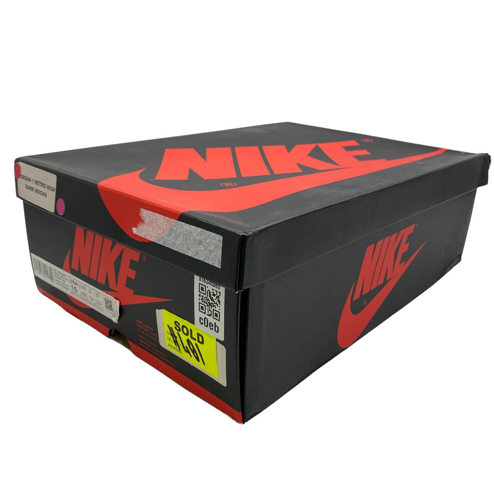 NIKE ナイキ 20AW 555088-105 Air Jordan 1 High OG Sail Dark Mocha エアジョーダン1 ハイ OG セイル ダークモカ ハイカット スニーカー ダークブラウン系 33cm【新古品】【未使用】【中古】