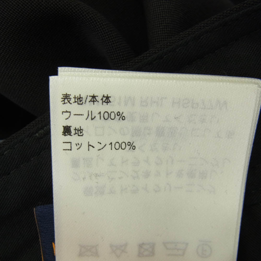 LOUIS VUITTON ルイ・ヴィトン 25SS RM251M RHL HSP77W LV ロゴ 刺繍 テーラード カーゴ ロング パンツ ブラック系 56【極上美品】【中古】