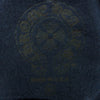CHROME HEARTS クロムハーツ（原本無） SWTSHRT PLVR 袖フローラル バックホースシュープリント プルオーバー パーカー フーディ ネイビー系 XL【美品】【中古】