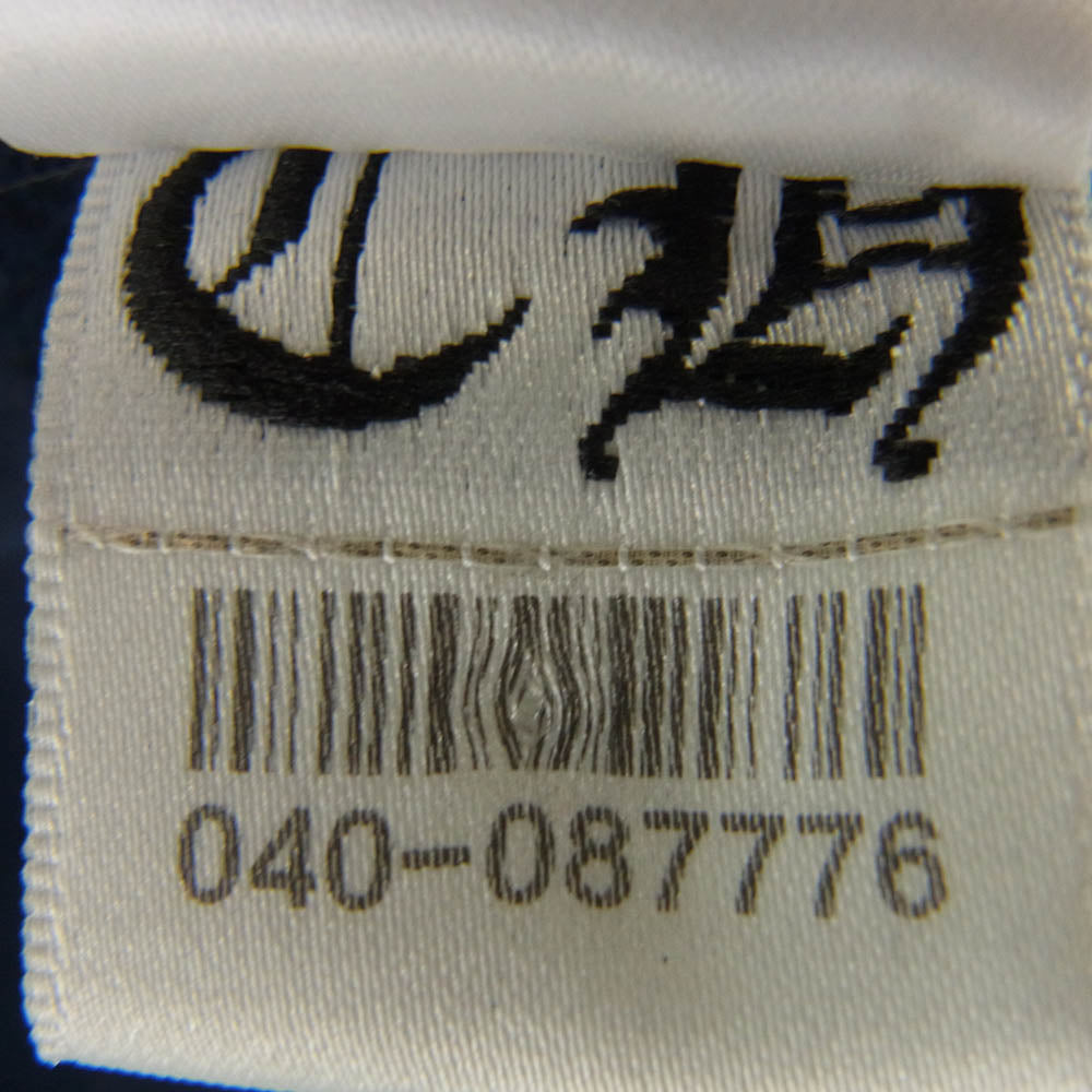 CHROME HEARTS クロムハーツ（原本無） SWTSHRT PLVR 袖フローラル バックホースシュープリント プルオーバー パーカー フーディ ネイビー系 XL【美品】【中古】