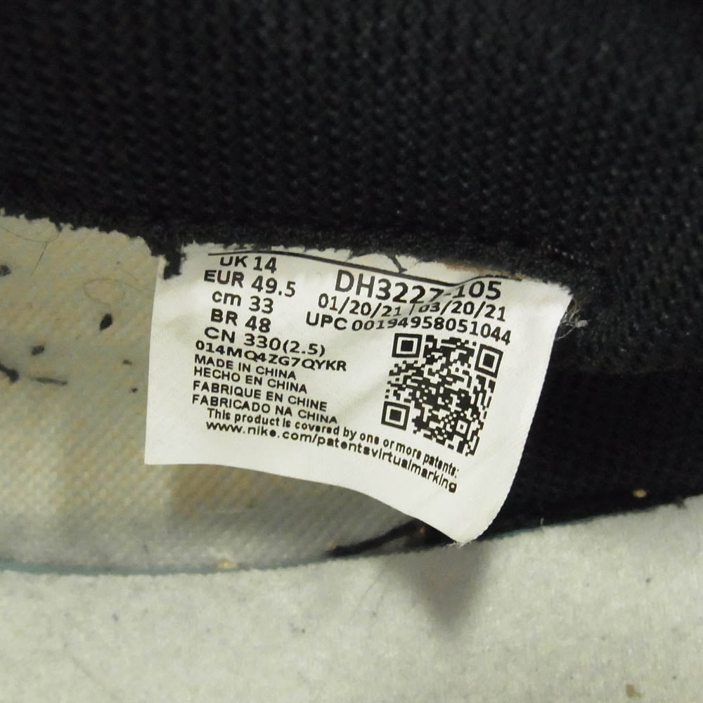 NIKE ナイキ DH3227-105 【フェイクバスターズ鑑定済】 × Travis Scott × Fragment Air Jordan 1 Retro High OG SP Military Blue AJ1 トラヴィススコット フラグメント エアジョーダン レトロ ハイ ミリタリーブルー スニーカー ブルー系 33cm【中古】