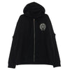 CHROME HEARTS クロムハーツ（原本無） SWTSHRT HD ZIP LTD ロサンゼルス限定 ホースシュープリント ダガージップ パーカー ブラック系 XXL【美品】【中古】