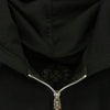 CHROME HEARTS クロムハーツ（原本無） SWTSHRT HD ZIP LTD ロサンゼルス限定 ホースシュープリント ダガージップ パーカー ブラック系 XXL【美品】【中古】