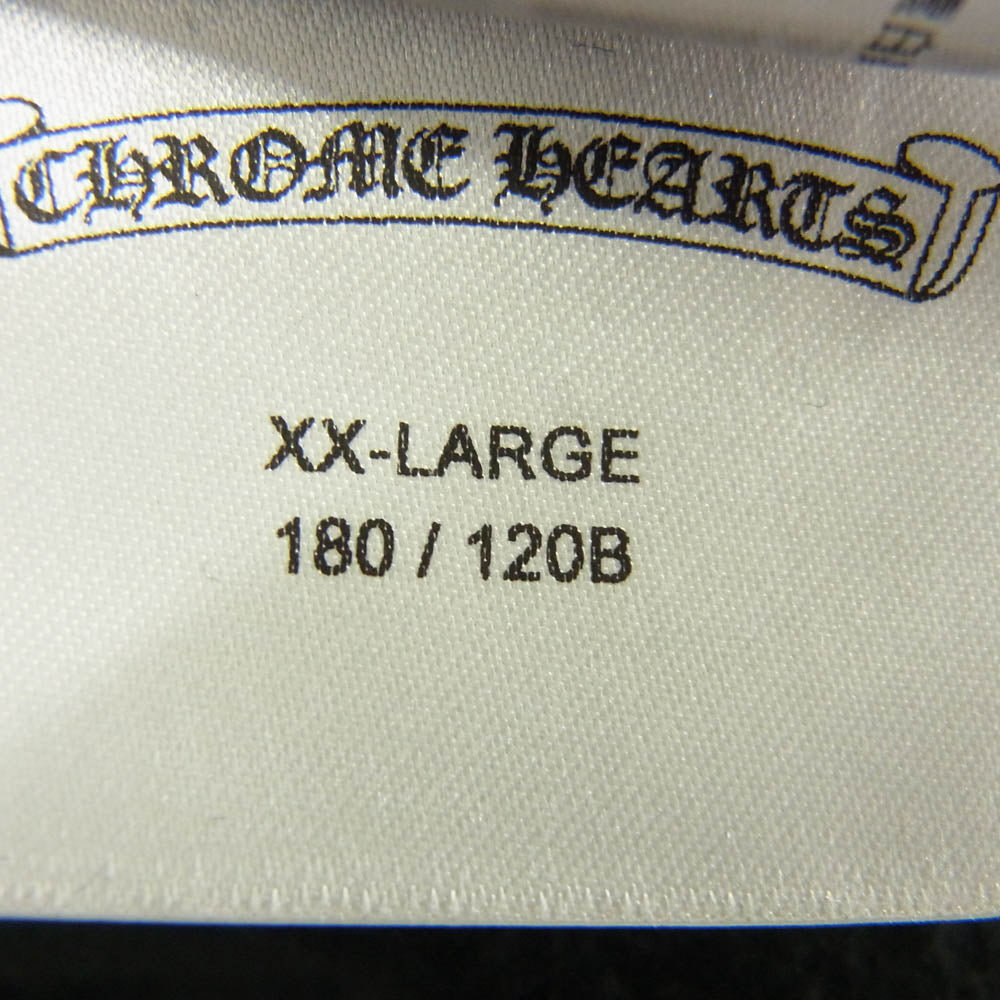 CHROME HEARTS クロムハーツ（原本無） SWTSHRT HD ZIP LTD ロサンゼルス限定 ホースシュープリント ダガージップ パーカー ブラック系 XXL【美品】【中古】