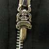 CHROME HEARTS クロムハーツ（原本無） SWTSHRT HD ZIP LTD ロサンゼルス限定 ホースシュープリント ダガージップ パーカー ブラック系 XXL【美品】【中古】
