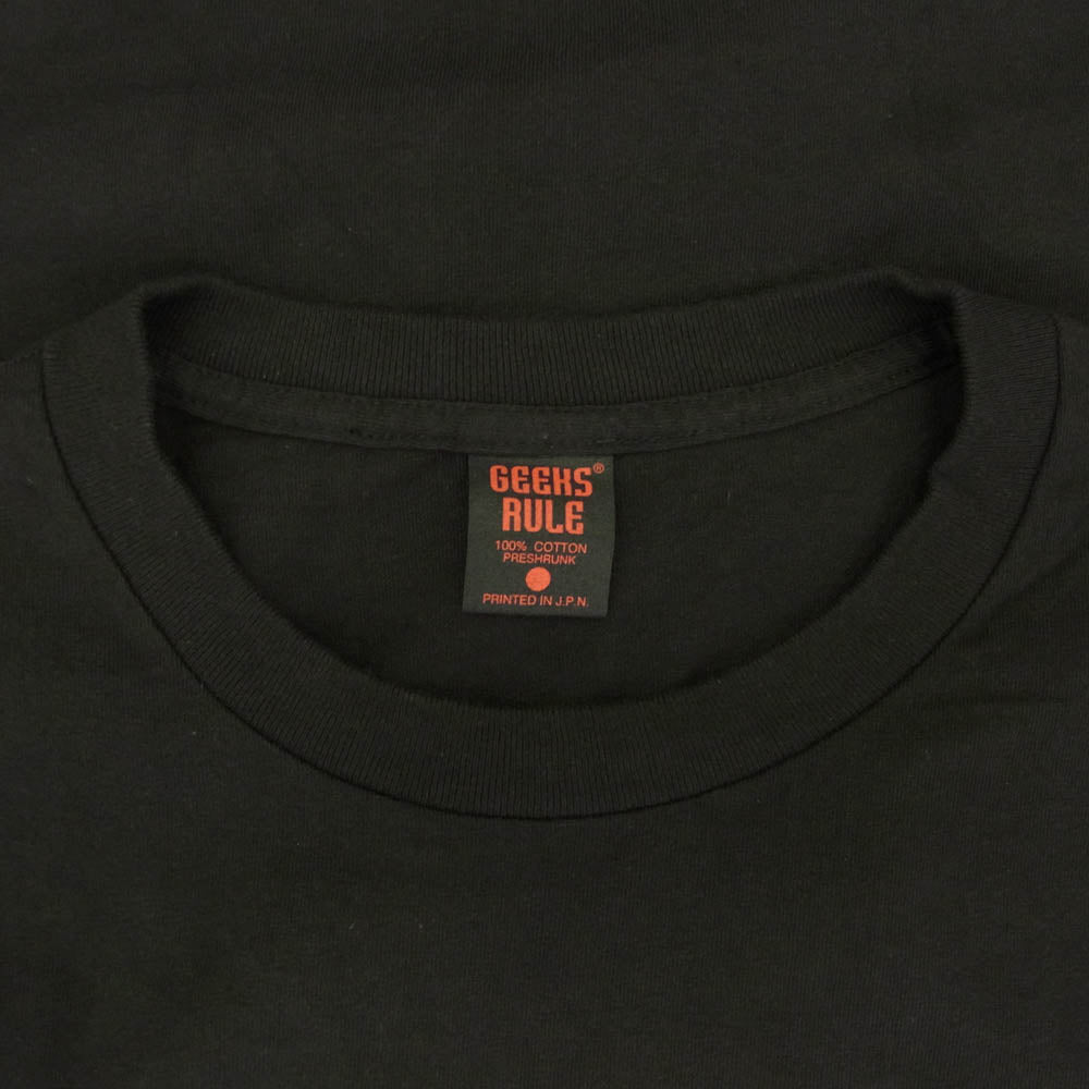 GEEKS RULE ギークスルール HUNTER×HUNTER SILKSCREEN PRINTING T SHIRT クラピカ 半袖 Tシャツ ブラック系 XXL【極上美品】【中古】