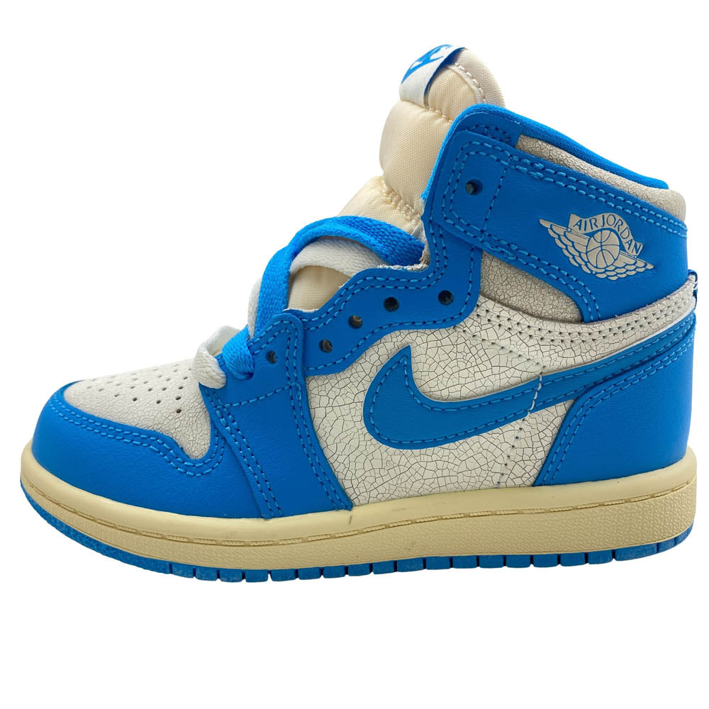 NIKE ナイキ FD1412-402 PS Air Jordan 1 High OG UNC Reimagined エアジョーダン1 ハイ OG UNC リイマジンド" キッズ スニーカー ライトブルー系 17cm【極上美品】【中古】