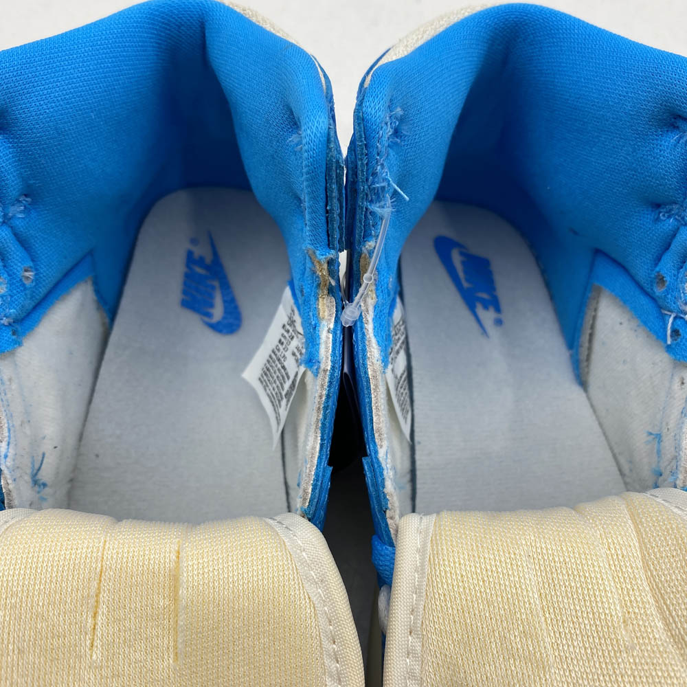 NIKE ナイキ FD1412-402 PS Air Jordan 1 High OG UNC Reimagined エアジョーダン1 ハイ OG UNC リイマジンド" キッズ スニーカー ライトブルー系 17cm【極上美品】【中古】