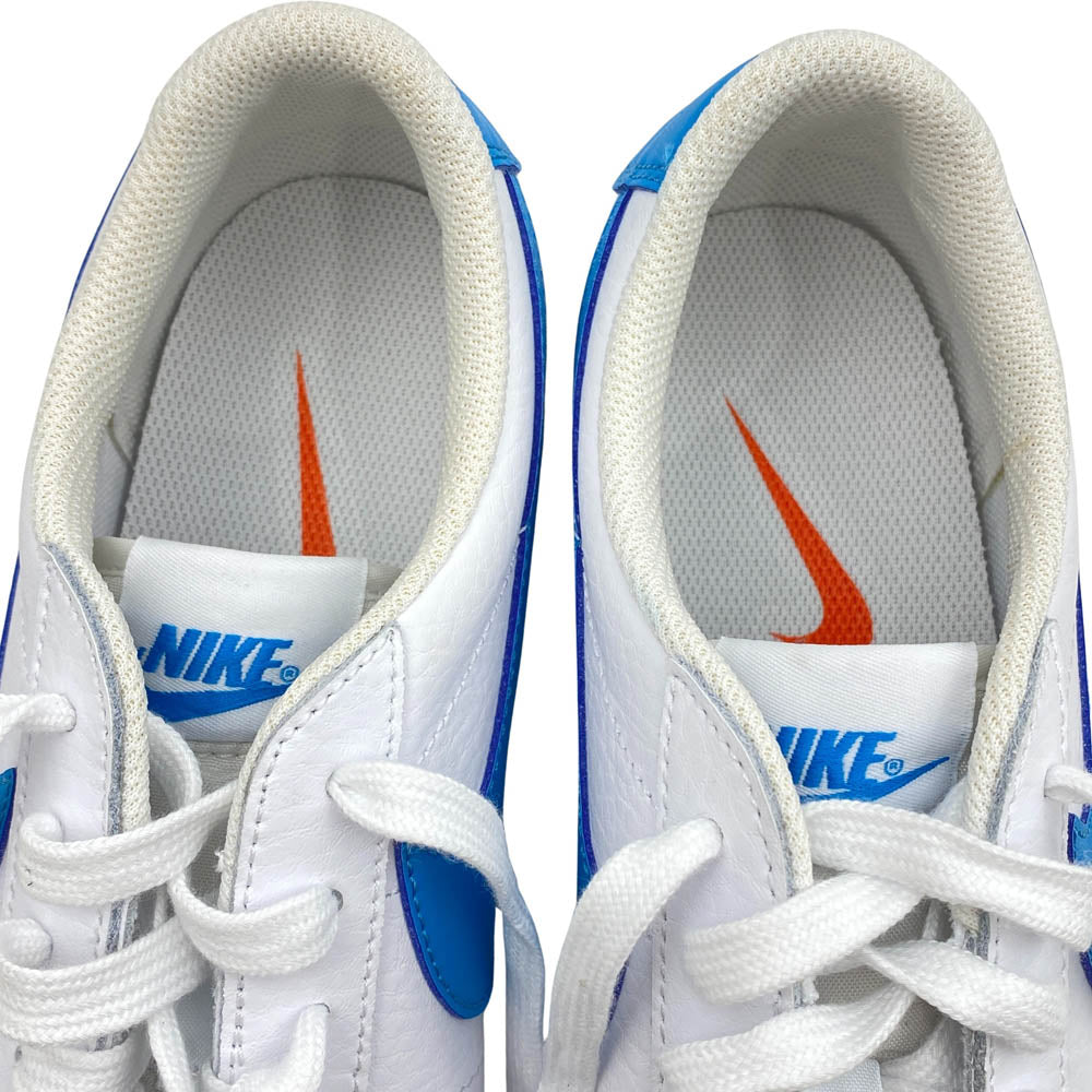NIKE ナイキ CI6377-104 Blazer Low Leather White Laser Blue Sail ブレーザー ロー レザー ホワイト レーザーブルー セイル スニーカー ホワイト系 ライトブルー系 26cm【美品】【中古】