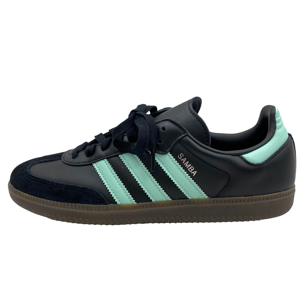 adidas アディダス JR7109 SAMBA OG BLACK CLEAR MINT サンバ OG ブラック クリアミント スニーカー ブラック系 26.5cm【極上美品】【中古】
