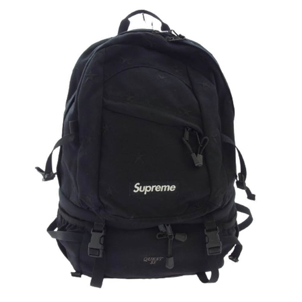 Supreme シュプリーム 13AW QUEST 35 STARS BACKPACK バックパック リュック ブラック系【中古】