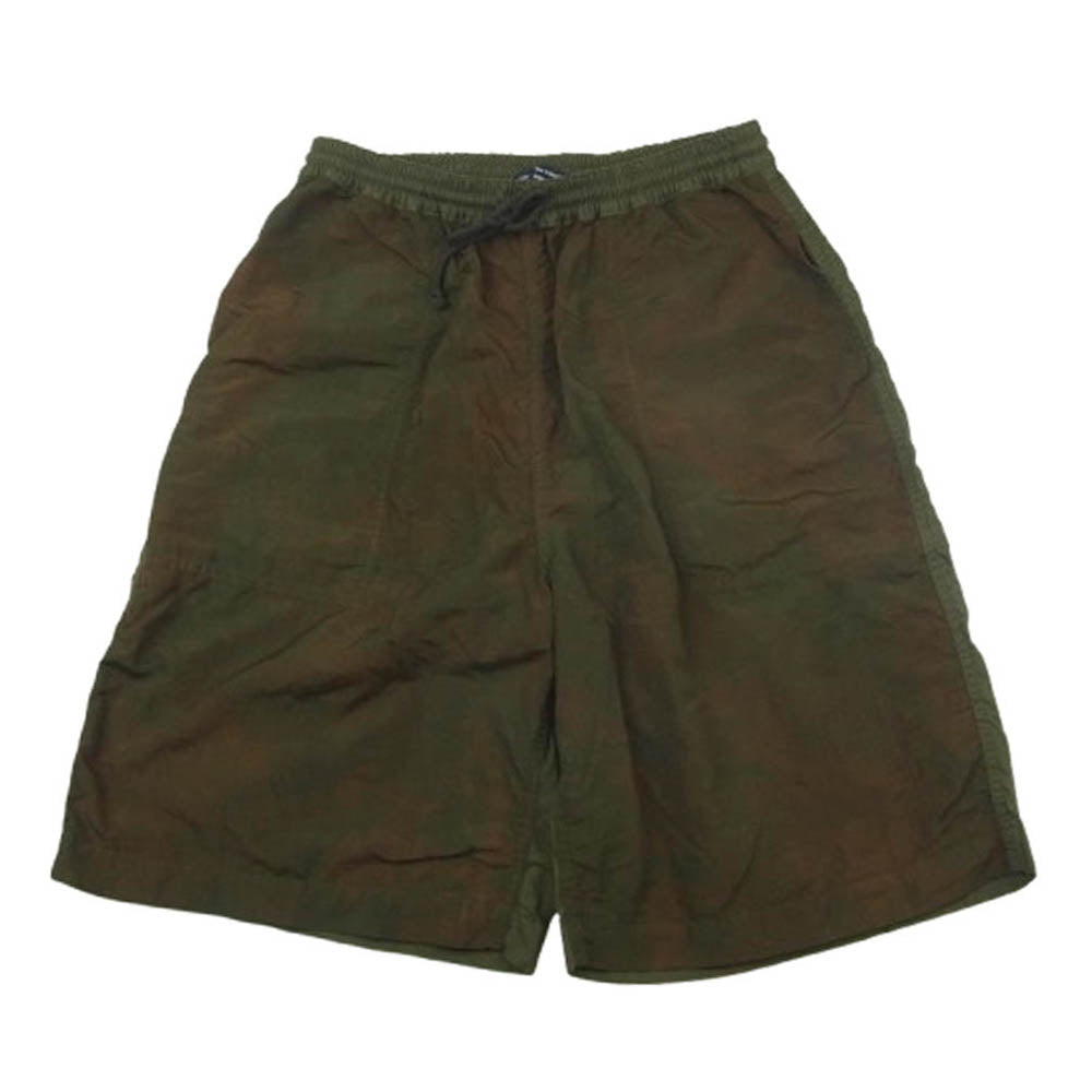 COMME des GARCONS HOMME コムデギャルソンオム HM-P033 AD2023 WEATHERCROSS GARMENT DYE EASY SHORTS ウェザークロス ガーメントダイ イージー ショーツ ハーフ パンツ カーキ系 S【中古】