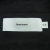 GRAPHPAPER グラフペーパー 24SS GM241-40174B Scale Off Wool Wide Tapered Chef Pants ウールギャバ ワイド テーパード スラックス シェフ パンツ ブラック系 O/S【中古】