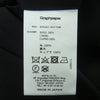 GRAPHPAPER グラフペーパー 24SS GM241-40174B Scale Off Wool Wide Tapered Chef Pants ウールギャバ ワイド テーパード スラックス シェフ パンツ ブラック系 O/S【中古】