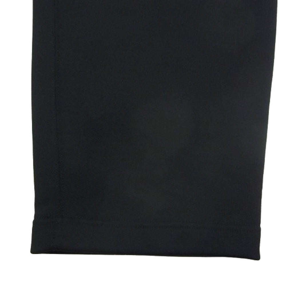 COMME des GARCONS HOMME コムデギャルソンオム HL-P019 AD2023 エステル裏毛スウェット ロゴタブ ワイドテーパード イージーパンツ ブラック系 S【中古】