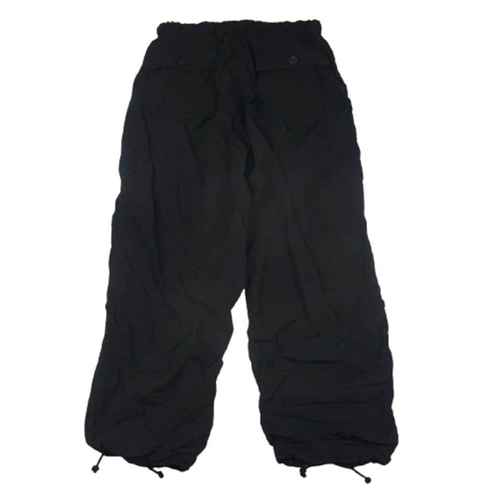 COMME des GARCONS HOMME コムデギャルソンオム HM-P008 AD2023 ナイロンタイプライター イージー パンツ ブラック系 S【中古】