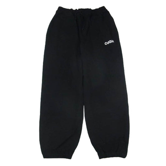 COMME des GARCONS HOMME コムデギャルソンオム HI-P015 AD2021 CdGHロゴ 裾リブ スウェット パンツ ブラック系 S【中古】