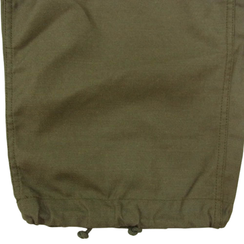 COMME des GARCONS HOMME コムデギャルソンオム HK-P020 AD2022 ポリエステルラミー 裏地カモフラ柄 イージー ワイド カーゴパンツ カーキ系 S【中古】