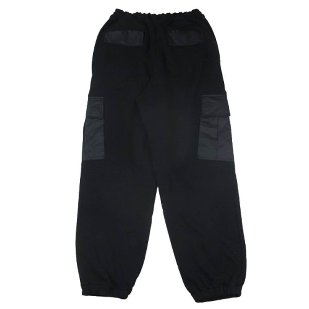 COMME des GARCONS HOMME コムデギャルソンオム 23AW HL-P009 リップストップポケット 裏毛スウェット カーゴパンツ ブラック系 S【美品】【中古】