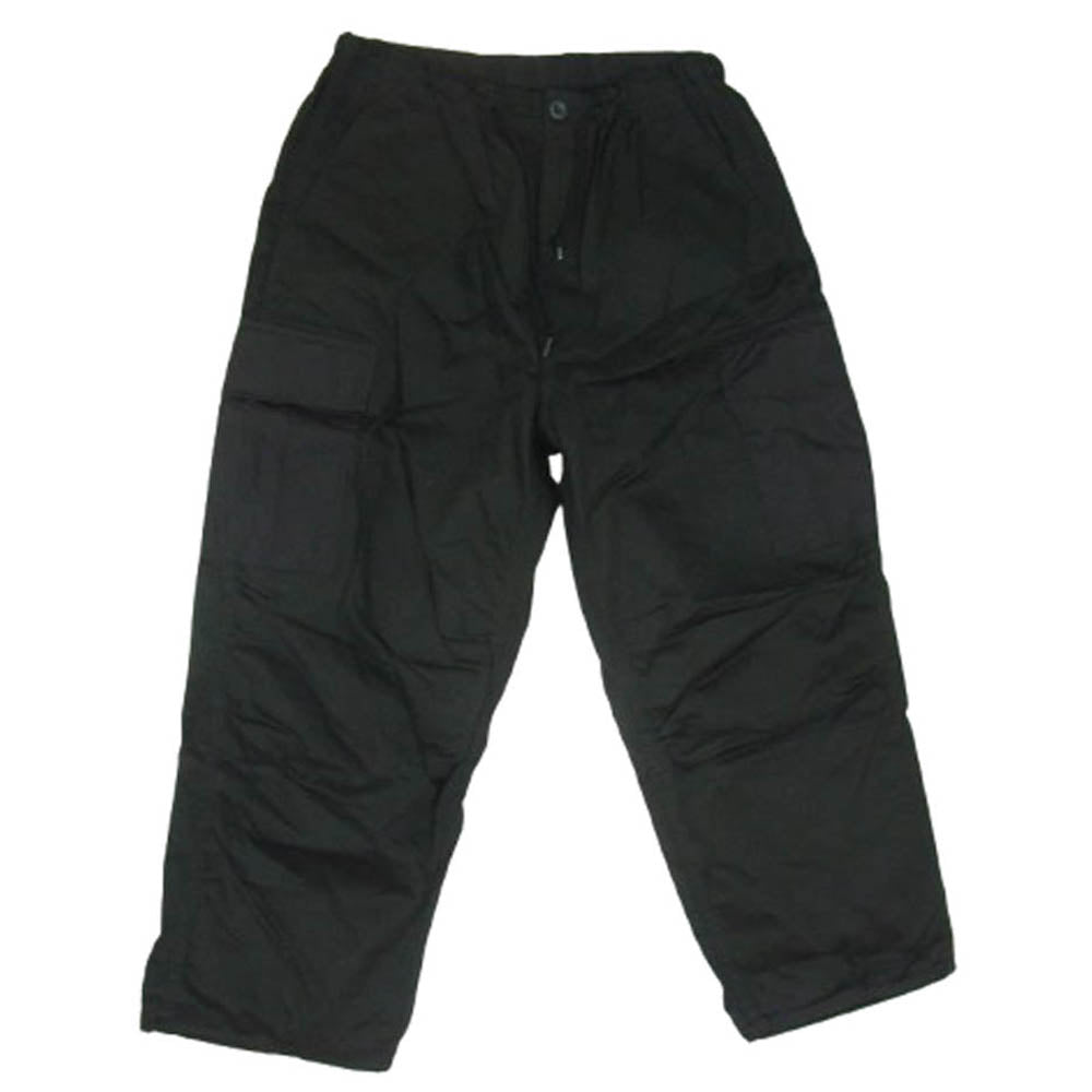 COMME des GARCONS HOMME コムデギャルソンオム 23AW HL-P001 綿バックサテン ナイロンリップクロス イージー カーゴ パンツ ブラック系 S【中古】