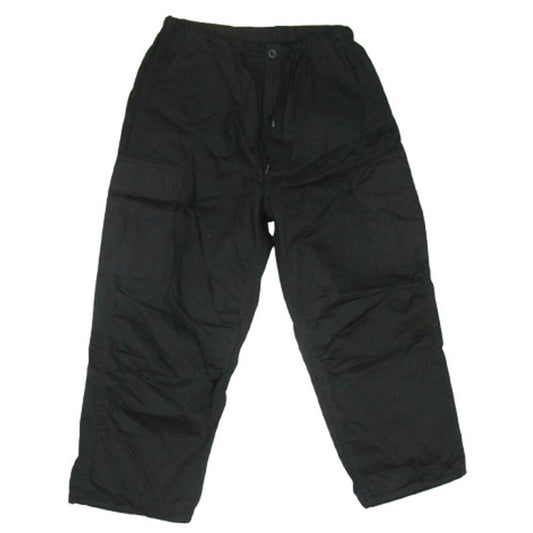 COMME des GARCONS HOMME コムデギャルソンオム 23AW HL-P001 綿バックサテン ナイロンリップクロス イージー カーゴ パンツ ブラック系 S【中古】