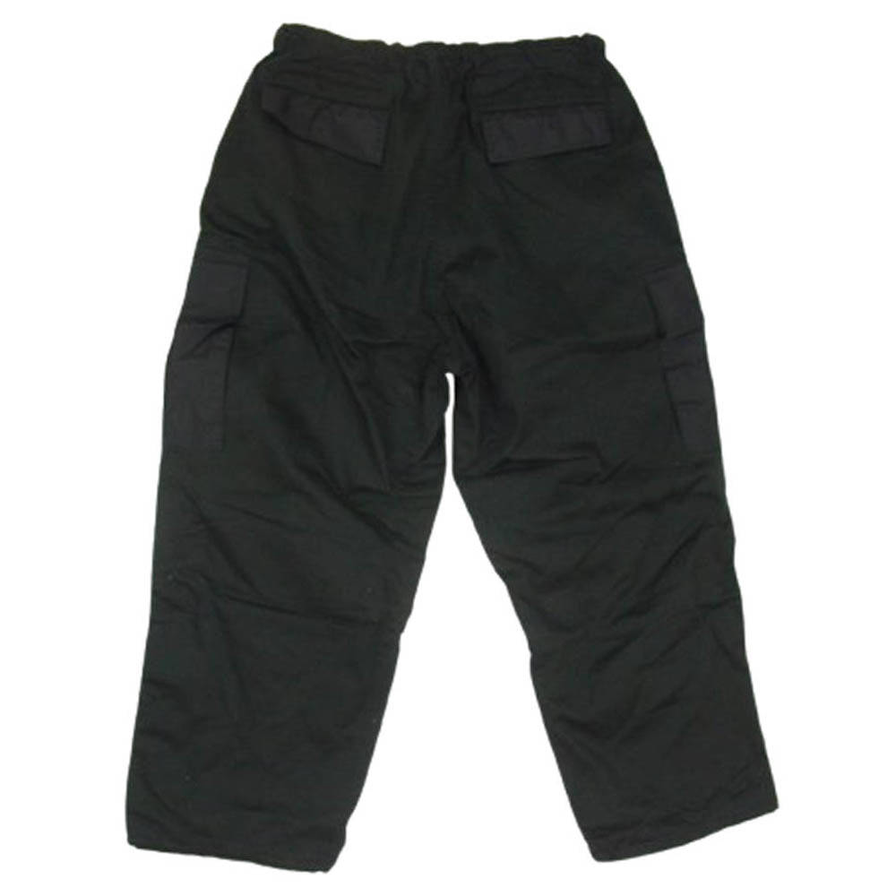 COMME des GARCONS HOMME コムデギャルソンオム 23AW HL-P001 綿バックサテン ナイロンリップクロス イージー カーゴ パンツ ブラック系 S【中古】