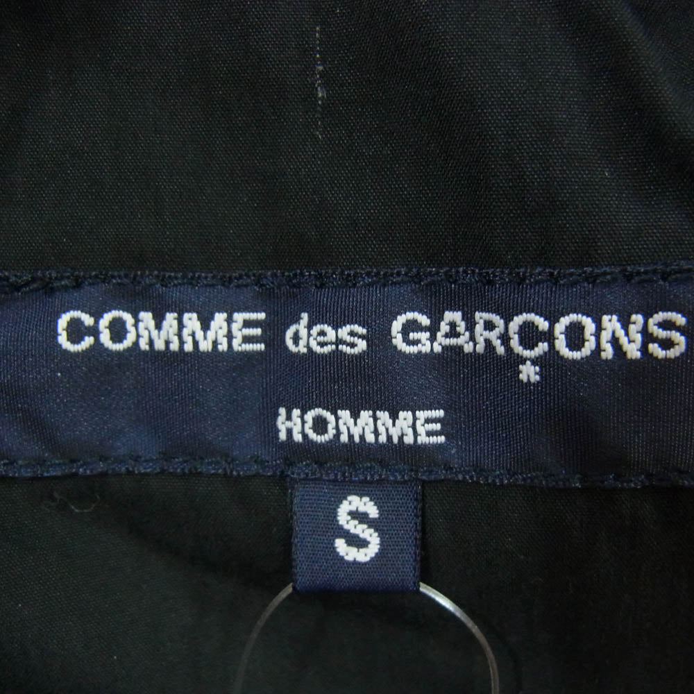 COMME des GARCONS HOMME コムデギャルソンオム 23AW HL-P001 綿バックサテン ナイロンリップクロス イージー カーゴ パンツ ブラック系 S【中古】