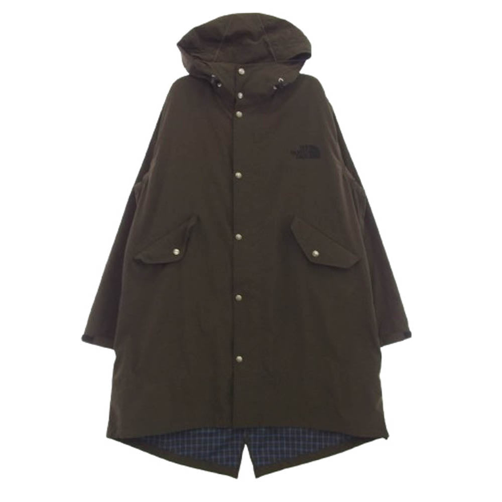 JUNYA WATANABE COMME des GARCONS MAN ジュンヤワタナベコムデギャルソンマン 22AW WJ-C908 eYe アイ × THE NORTH FACE ノースフェイス 綿ナイロン割織ツイル モッズコート ブラウン系 M【中古】