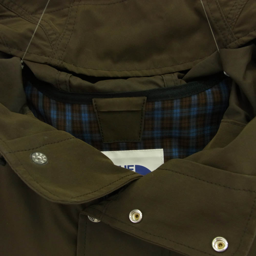 JUNYA WATANABE COMME des GARCONS MAN ジュンヤワタナベコムデギャルソンマン 22AW WJ-C908 eYe アイ × THE NORTH FACE ノースフェイス 綿ナイロン割織ツイル モッズコート ブラウン系 M【中古】