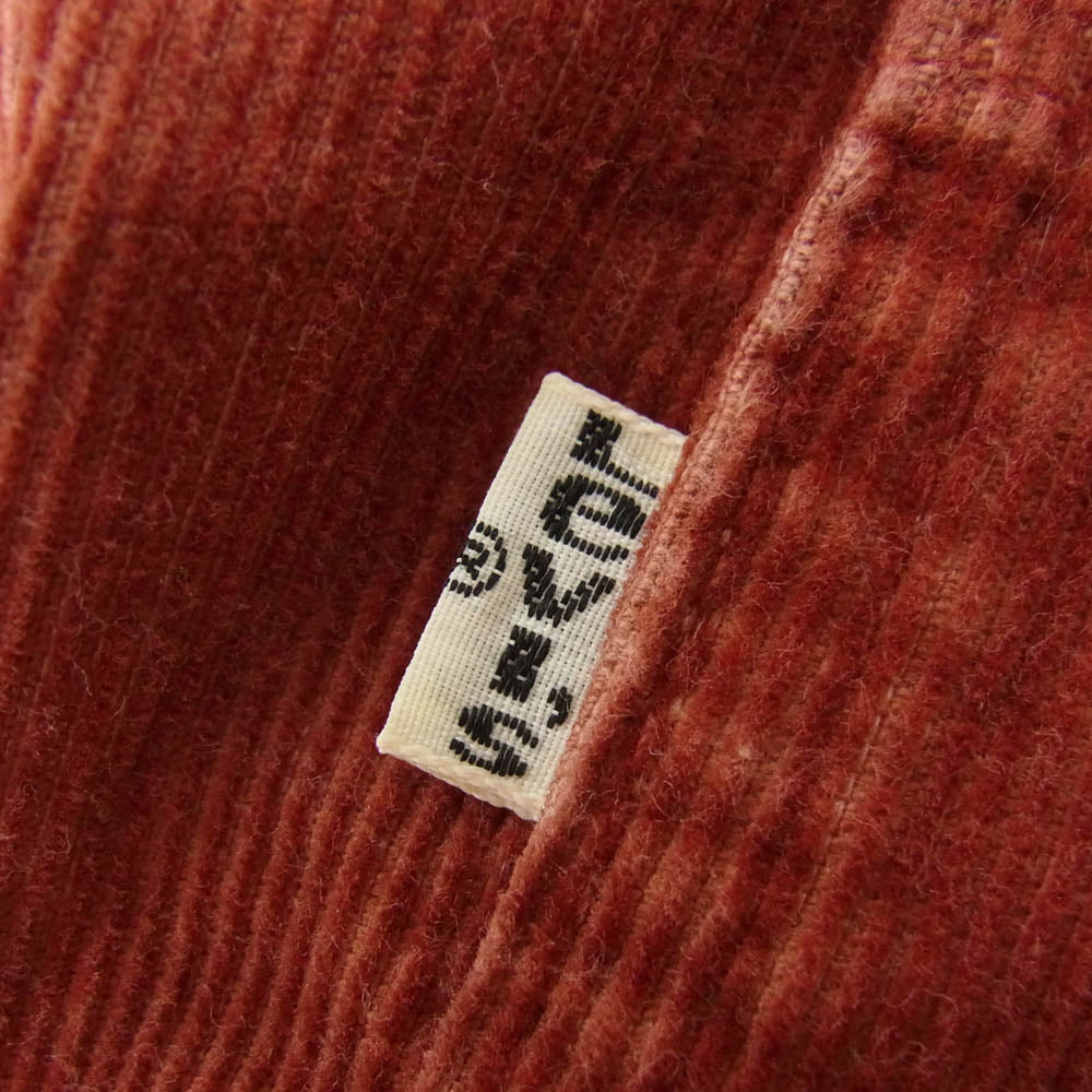 Levi's リーバイス 646 ボタン裏561 42TALONジップ 白タブ コーデュロイ フレアパンツ レッド エンジ系 サイズ表記無【中古】