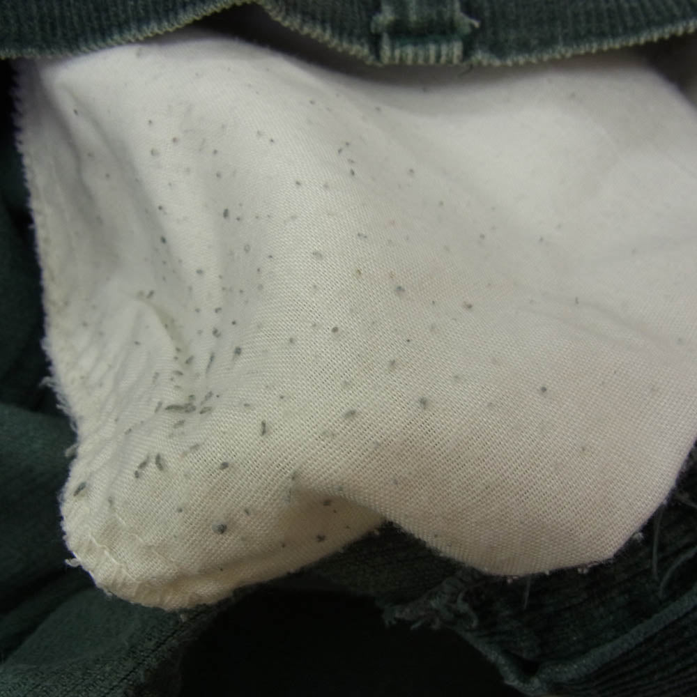 Levi's リーバイス 70s 646 USA製 ボタン裏3 42TALONジップ 白タブ コーデュロイ フレアパンツ グリーン系 36【中古】