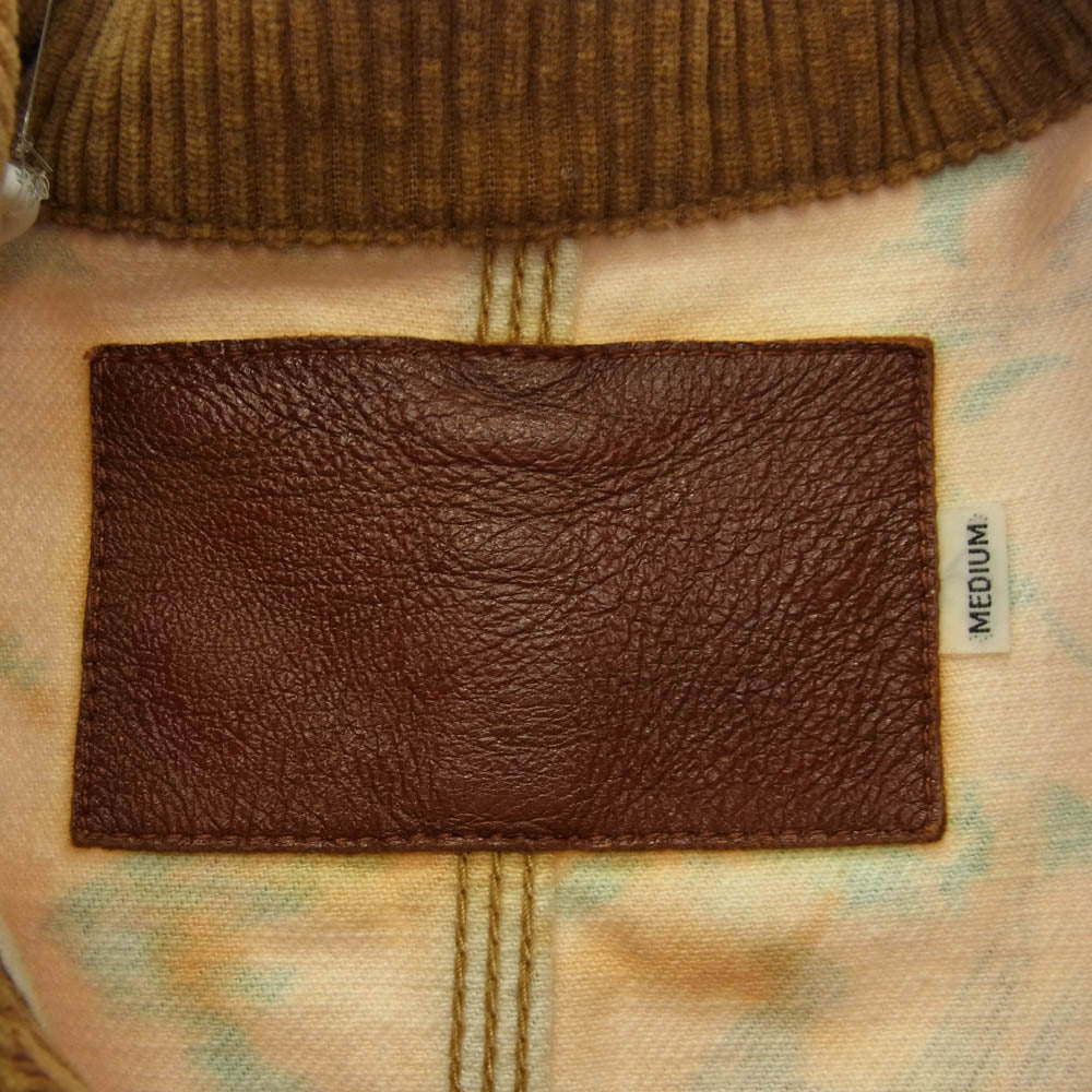 CALEE キャリー TWILL ALLOVER RODEO PATTERN ワークジャケット ベージュ系 M【中古】