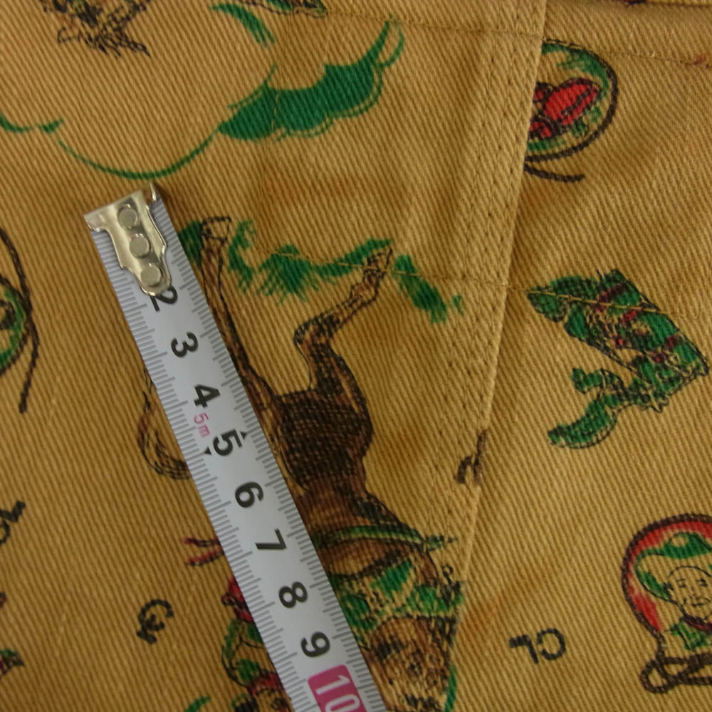 CALEE キャリー TWILL ALLOVER RODEO PATTERN ワークジャケット ベージュ系 M【中古】