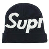 Supreme シュプリーム 17AW Big Logo Beanie カシミヤ混 ビッグ ロゴ ビーニー ニット キャップ 帽子 ブラック系【中古】