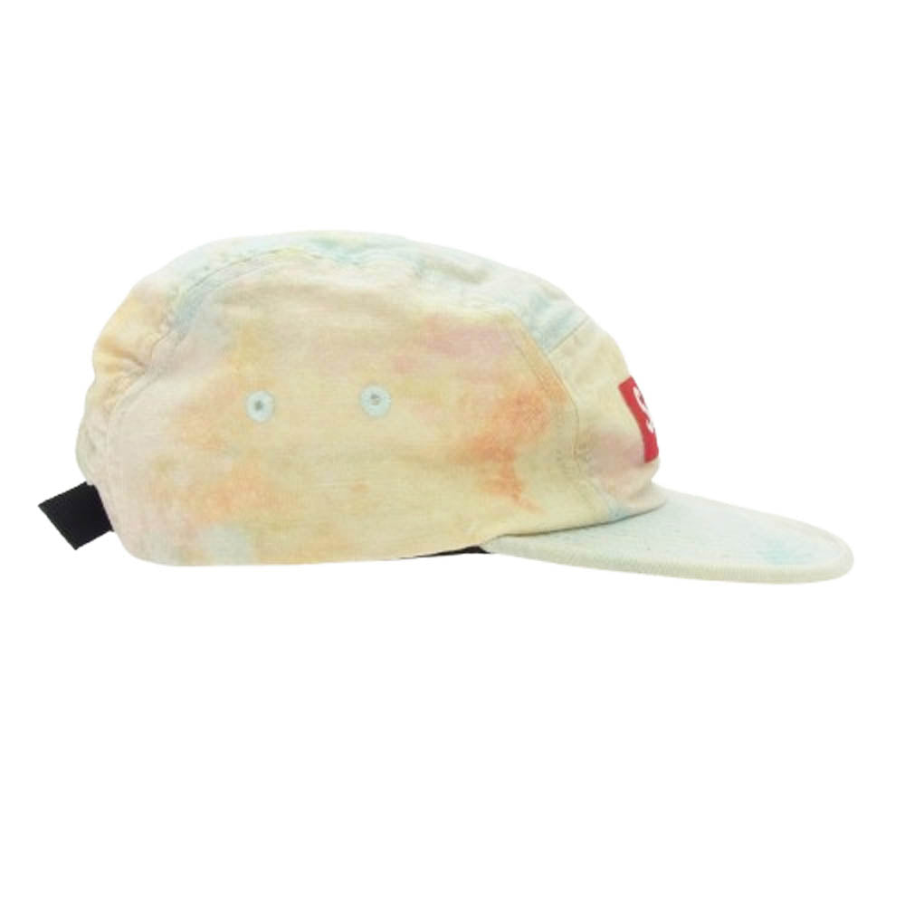 Supreme シュプリーム 18SS USA製 Multicolor Denim Camp Cap マルチカラー デニム ボックスロゴ キャンプ キャップ マルチカラー系【中古】