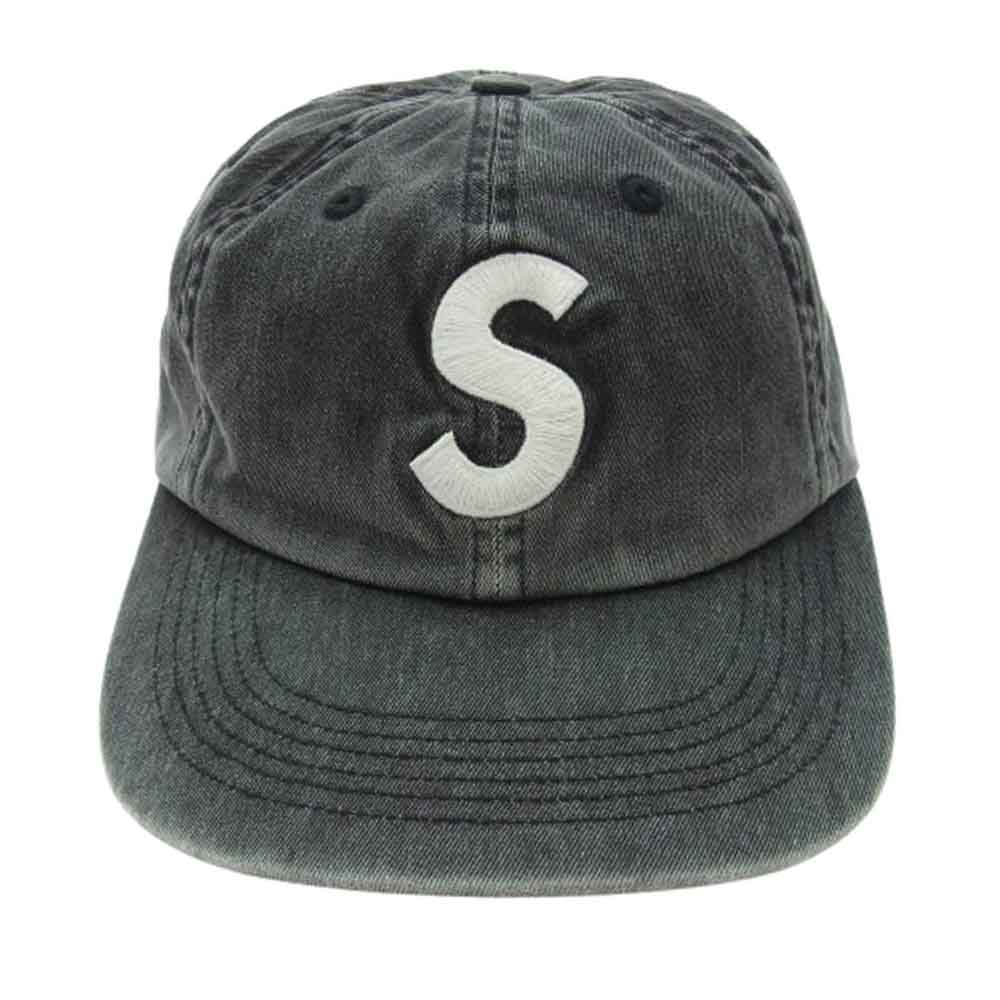 Supreme シュプリーム 20SS USA製 Pigment Print S Logo 6-Panel ピグメントプリント Sロゴ 刺繍 6パネル キャップ ダークグレー系【中古】