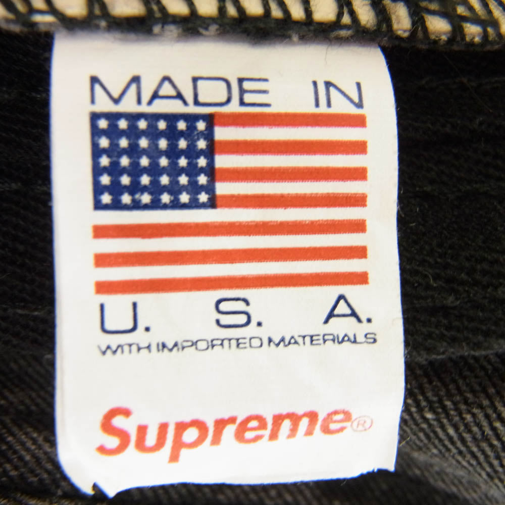 Supreme シュプリーム 20SS USA製 Pigment Print S Logo 6-Panel ピグメントプリント Sロゴ 刺繍 6パネル キャップ ダークグレー系【中古】