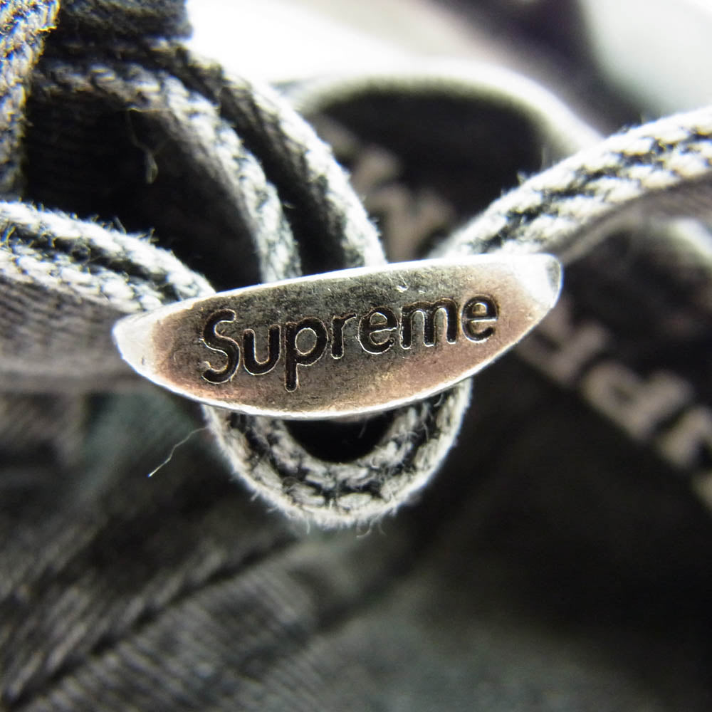 Supreme シュプリーム 20SS USA製 Pigment Print S Logo 6-Panel ピグメントプリント Sロゴ 刺繍 6パネル キャップ ダークグレー系【中古】