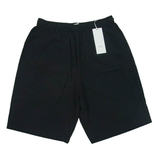 ATON エイトン PRAGGM0200 TRAVEL NYLON WIDE EASY SHORTS トラベル ナイロン ワイド イージー ショーツ ショート パンツ ブラック系 005 BLACK 02【極上美品】【中古】