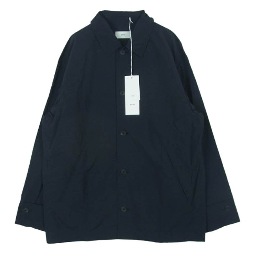 ATON エイトン JKAGGM0200 TRAVEL NYLON COVERALL トラベルナイロン カバーオール ジャケット ダークネイビー系 005 BLACK 02【極上美品】【中古】