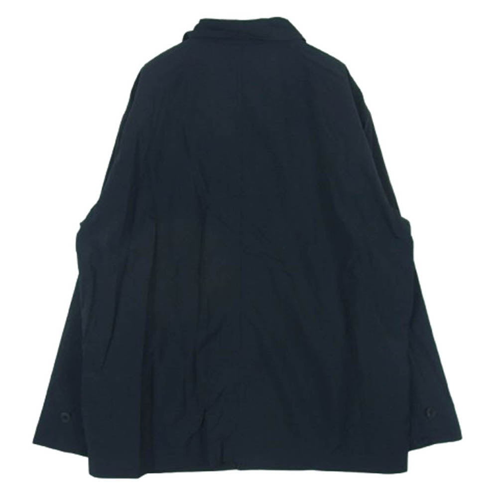 ATON エイトン JKAGGM0200 TRAVEL NYLON COVERALL トラベルナイロン カバーオール ジャケット ダークネイビー系 005 BLACK 02【極上美品】【中古】
