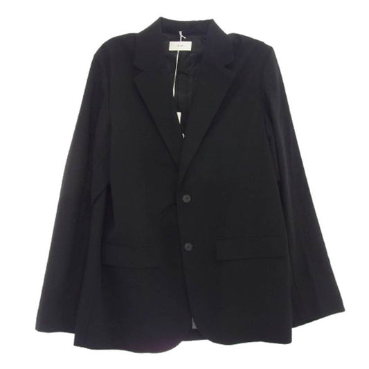 ATON エイトン JKAGGM0203 HIGH TWIST WOOL JACKET ハイツイスト ウール ジャケット サイズ2 ブラック ブラック系 2【極上美品】【中古】
